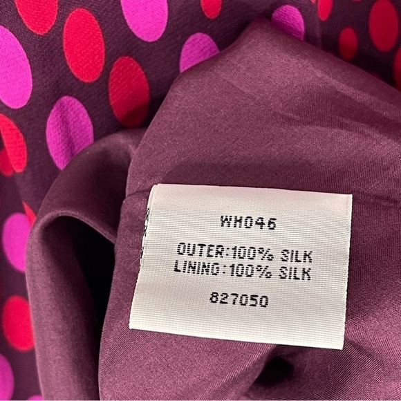 Boden Dress 12 LONG Vintage 90s Silk Maxi Slip Ruffle V Neck Sleeveless Pull On - Picture 12 of 12